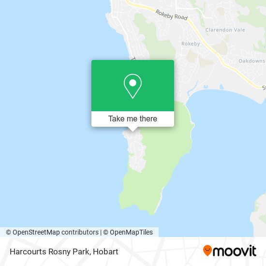 Harcourts Rosny Park map