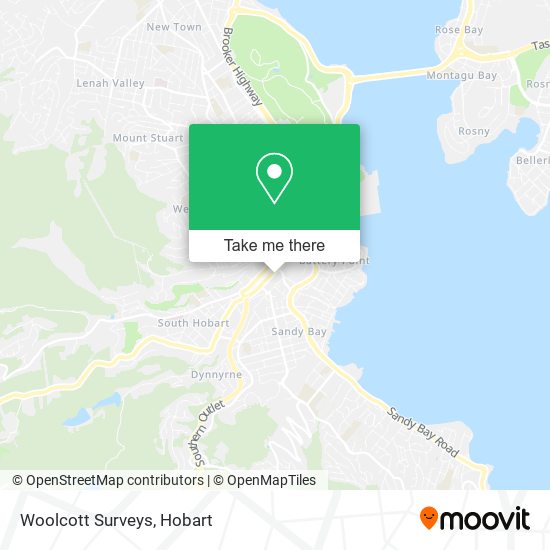 Woolcott Surveys map