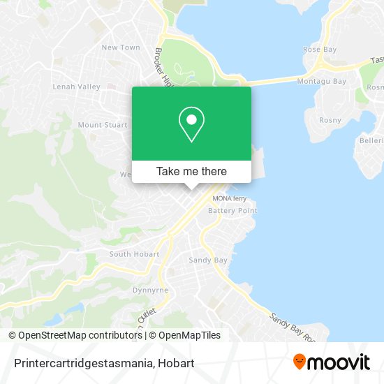 Printercartridgestasmania map