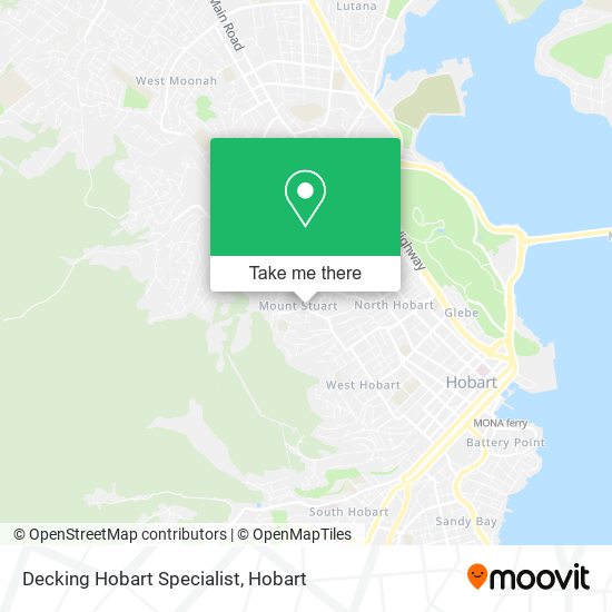 Decking Hobart Specialist map