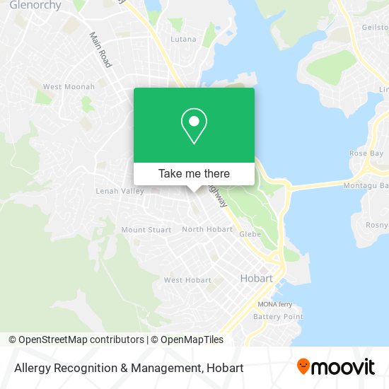 Allergy Recognition & Management map