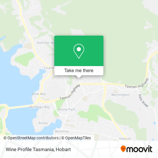 Wine Profile Tasmania map