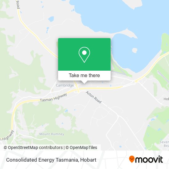 Consolidated Energy Tasmania map