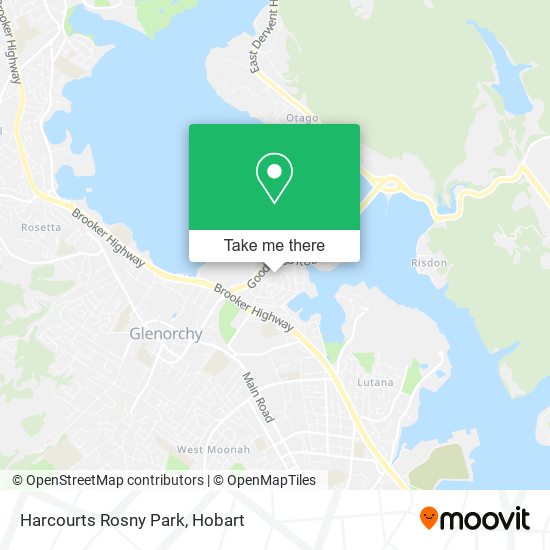 Harcourts Rosny Park map