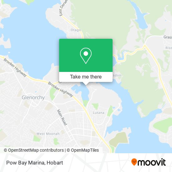 Pow Bay Marina map
