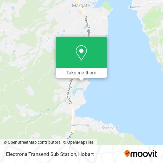 Mapa Electrona Transend Sub Station