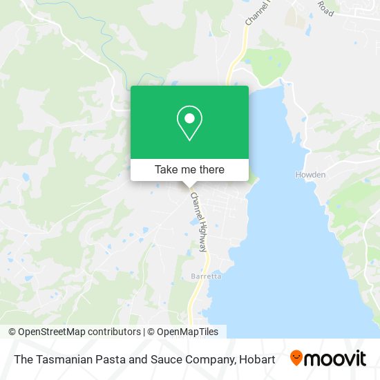 The Tasmanian Pasta and Sauce Company map
