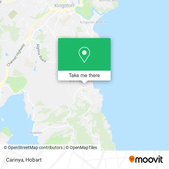 Carinya map