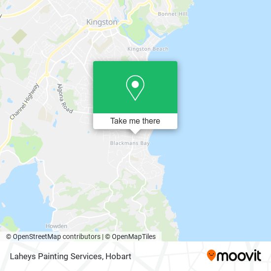 Laheys Painting Services map