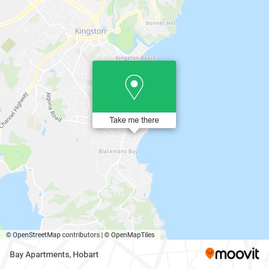 Bay Apartments map