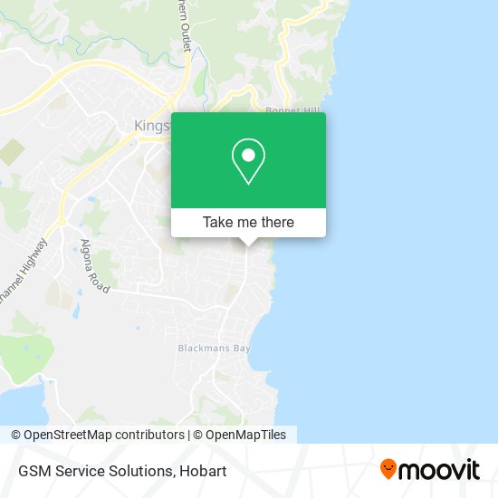 GSM Service Solutions map