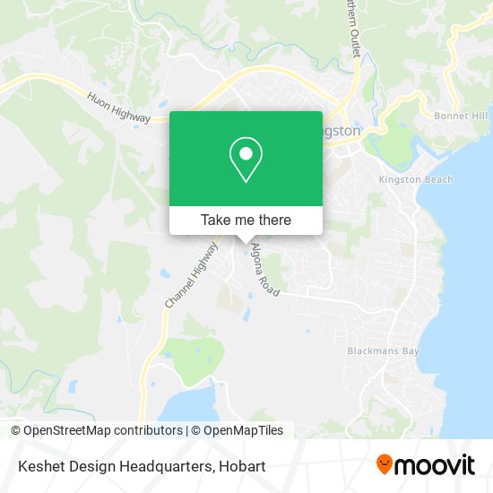 Keshet Design Headquarters map