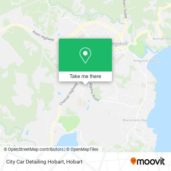 City Car Detailing Hobart map