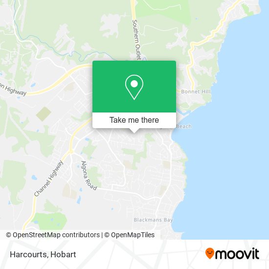 Harcourts map