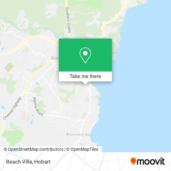 Beach Villa map