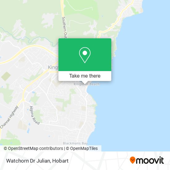 Watchorn Dr Julian map