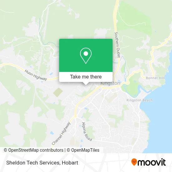 Mapa Sheldon Tech Services