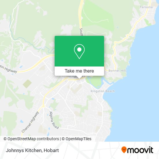 Johnnys Kitchen map