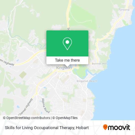 Skills for Living Occupational Therapy map