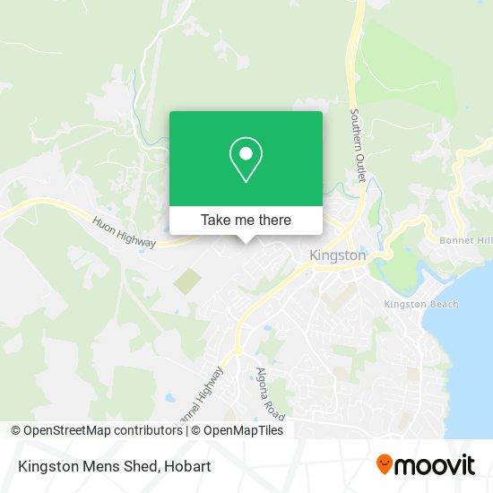 Mapa Kingston Mens Shed