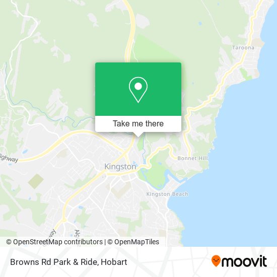 Browns Rd Park & Ride map