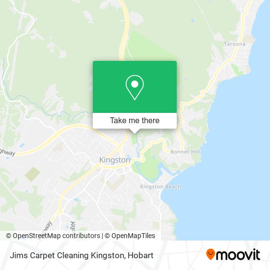 Jims Carpet Cleaning Kingston map