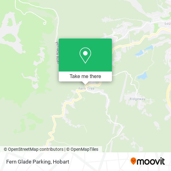 Mapa Fern Glade Parking