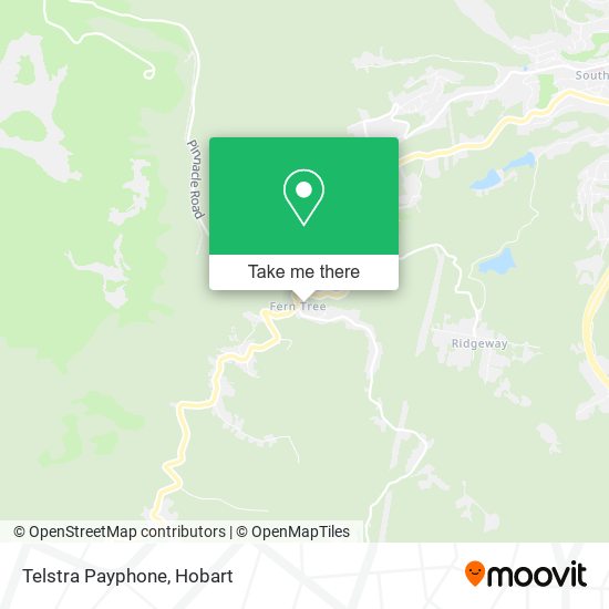 Mapa Telstra Payphone