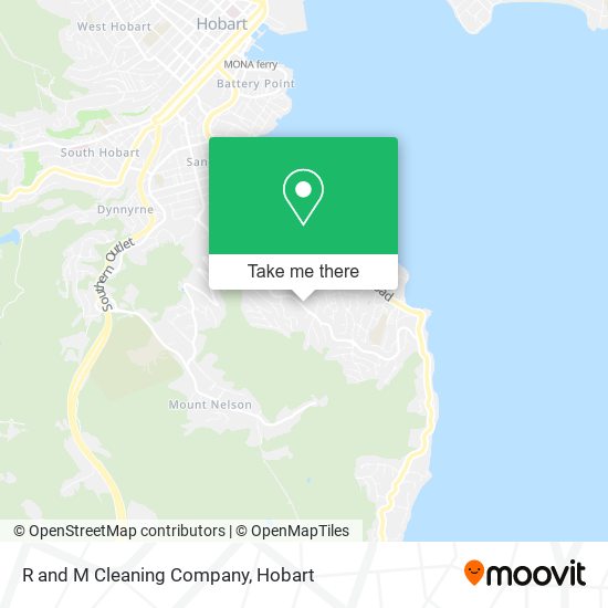 R and M Cleaning Company map