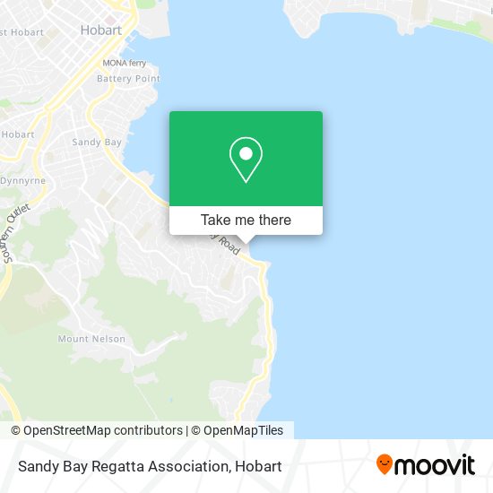 Mapa Sandy Bay Regatta Association