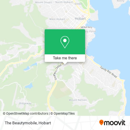 The Beautymobile map