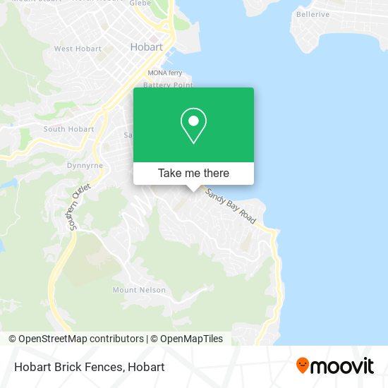 Hobart Brick Fences map
