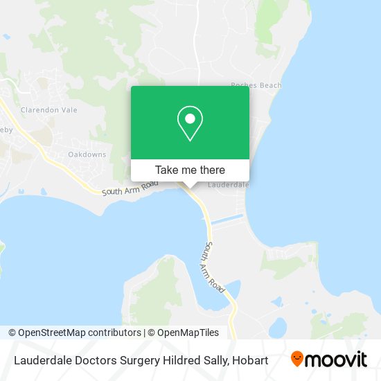 Lauderdale Doctors Surgery Hildred Sally map