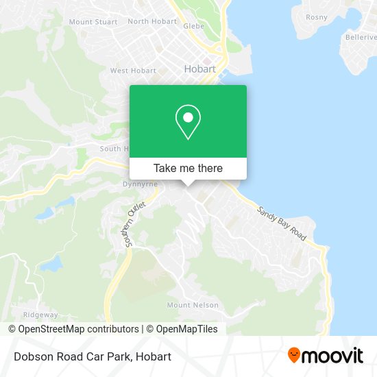 How to get to Dobson Road Car Park in Hobart by bus?