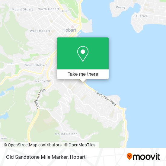 Old Sandstone Mile Marker map