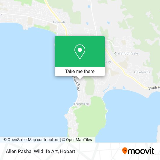 Allen Pashai Wildlife Art map
