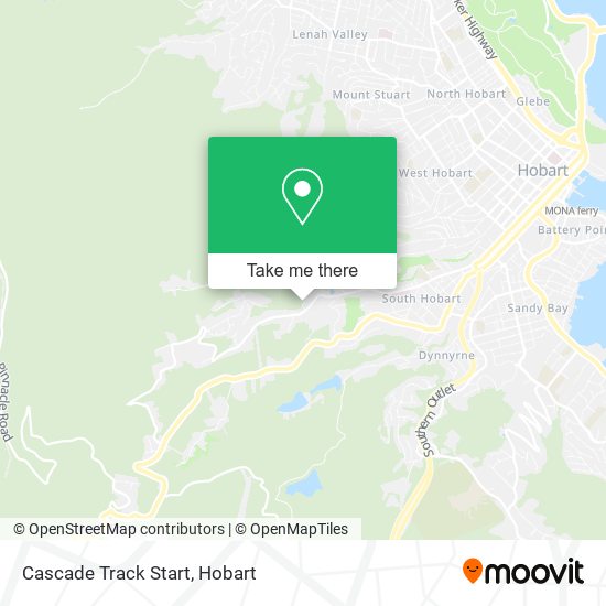 Cascade Track Start map