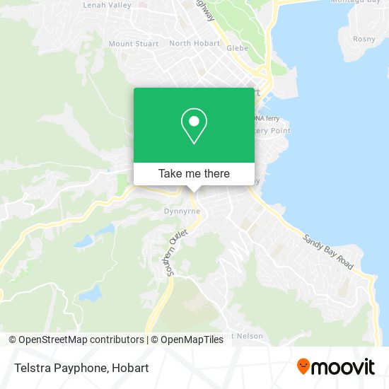 Mapa Telstra Payphone