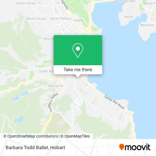 Barbara Todd Ballet map