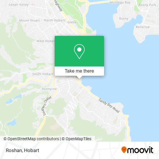 How to get to Roshan in Hobart by bus?