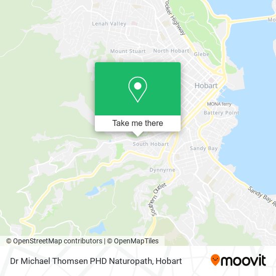 Dr Michael Thomsen PHD Naturopath map