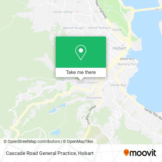 Cascade Road General Practice map