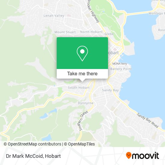 Dr Mark McCoid map