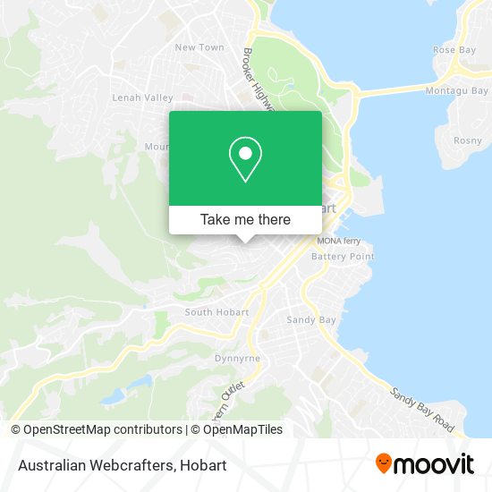 Australian Webcrafters map