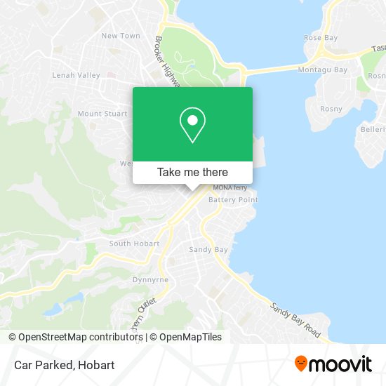 Car Parked map