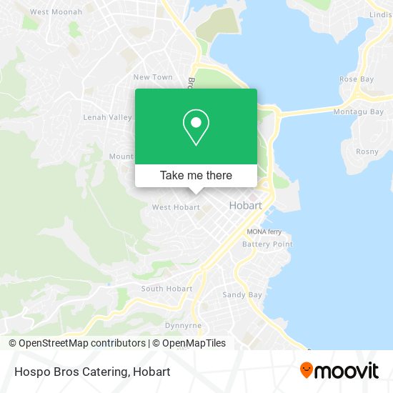 Hospo Bros Catering map