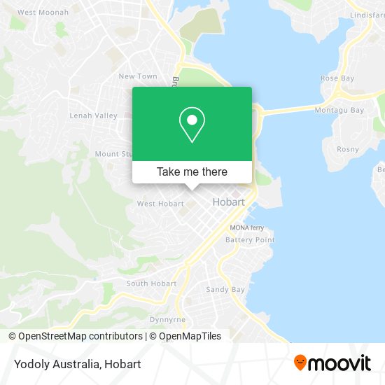 Mapa Yodoly Australia