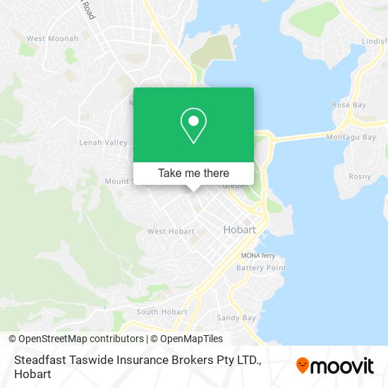 Steadfast Taswide Insurance Brokers Pty LTD. map