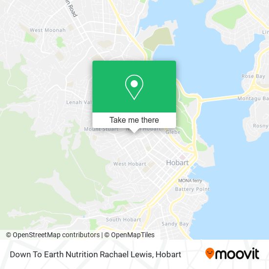 Down To Earth Nutrition Rachael Lewis map