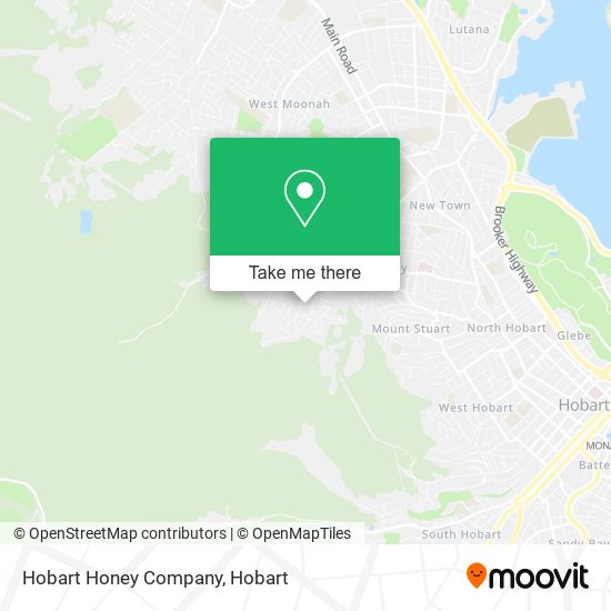 Hobart Honey Company map